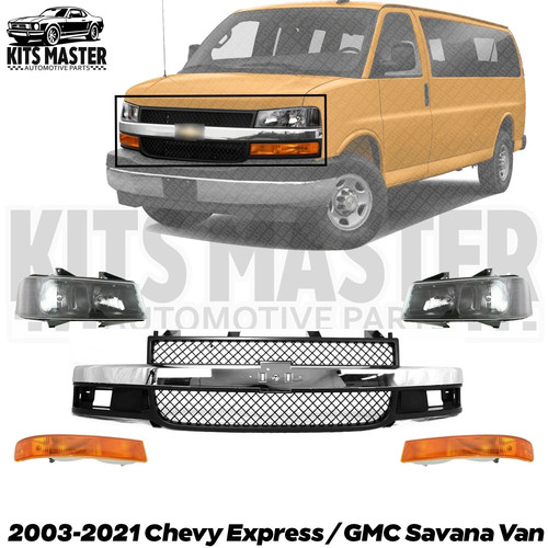 Front grille assembly - grille, +